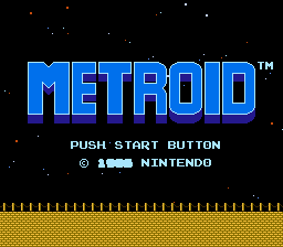 Metroid Zelda (Metroid Hack) Title Screen
